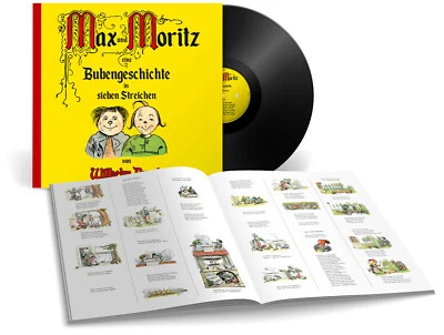 LP & Buch Max & Moritz und berühmte Kinderlieder Geschenk-Ausgabe - Bild 1 von 2