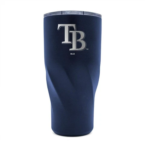 Tampa Bay Rays 30oz Morgan Stainless Steel Tumbler [NEW] MLB Cup Travel Mug Cover