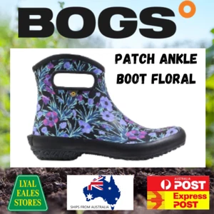 BOGS PATCH ANKLE BOOT FLORAL - Picture 1 of 8