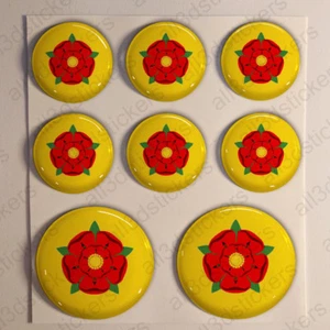 Pegatinas Lancashire Pegatina Bandera Resina Vinilo Relieve Inglaterra UK - Imagen 1 de 1