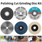 6Pcs 75mm Cutting Disc Wheel Angle Grinding Disc Wool Disc Kit For Angel Grinder