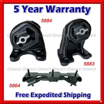 N630 Fits 2014-2016 Ram 2500/3500 6.4L 4WD Engine Motor & Transmission Mount Set - Image 1 of 4