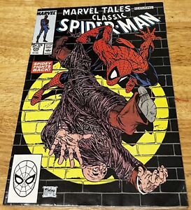 Marvel tales classic SpiderMan #226 cover by Todd McFarlane, written By Stan Lee