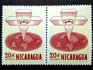 Nicaragua 1963 The 2nd Ecumenical Council, Vatican City Single Issue Pair-2v MNH
