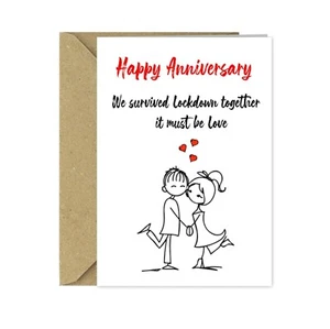 Funny Anniversary Card Rude Card Husband Wife  BC194 - Picture 1 of 3
