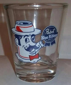 Ein charmantes Pabst Bier 1 1/2 Unze Schnapsglas # 3 - Bild 1 von 1