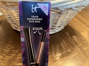 It Your Superhero Eye Duo Mascara & Shadow Stick 2pc Full Size Set NEW - Picture 1 of 5