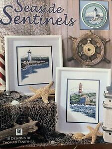 Seaside Sentinels 8 Cross Stitch Designs Leaflet 3245 Lighthouses Psalm Nautical