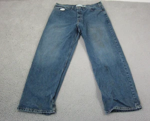 Vintage Faded Glory Baggy Jeans Mens 38 x 30 Blue Fit Denim Pants Loose Y2K - Picture 1 of 19