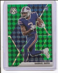 Tarjeta insertada Panini Mosaic Gabriel Davis Green Prizm 2020 Buffalo Bills - Imagen 1 de 2