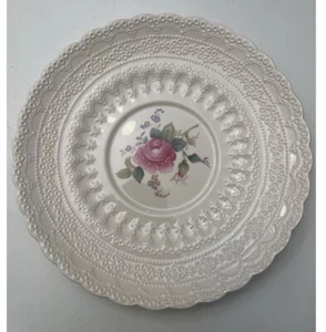 Piatto insalata vintage Copeland Spode Jewel Billingsley Rose 7 3/4" Inghilterra 1926 - Foto 1 di 3