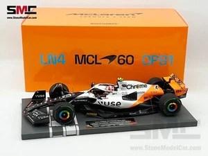 McLaren F1 MCL60 #4 Lando Norris Monaco GP 2023 Triple Crown 1:18 MINICHAMPS - Picture 1 of 10
