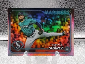Eugenio Suarez 2024 Topps Series 1 Rainbow Foil Seattle Mariners #231 - Picture 1 of 2