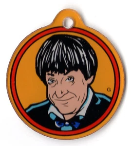 DR WHO #2 Patrick TROUGHTON Pinball Promo Plastic Key Chain Fob BALLY DOCTOR - Bild 1 von 2