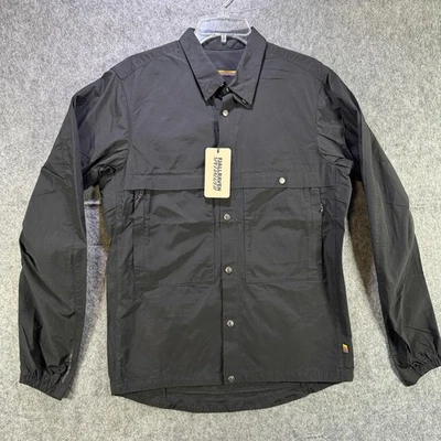 Chaqueta especializada Fjallraven para hombre pequeña negra S/F ciclistas bicicleta de ciclismo de viento Foto 1 de 4