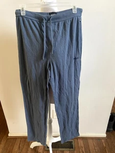 Pantalones de pijama térmicos finos Boss para hombre ropa de dormir informal talla pequeña elásticos azules - Imagen 1 de 7