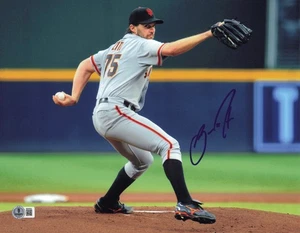 Barry Zito Autographed 11x14 Photo San Francisco Giants Beckett BAS QR #BS30034 - Picture 1 of 2