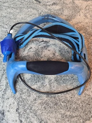 Bomba de Postura Disco Hidratador Columna Cervical Cuello Tracción Azul Soporte Ajustable Foto 1 de 3