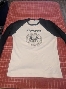 The Ramones Youth Large Quarter Length Tee Shirt Punk Band Merchandise - Picture 1 of 2