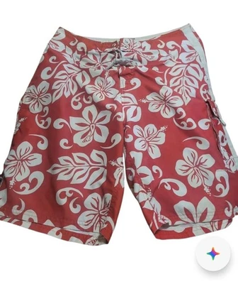  Body Glove Hombre’s Natación Tabla Shorts Hawaiano Cordón Trunks Talla 34 L Foto 1 de 4