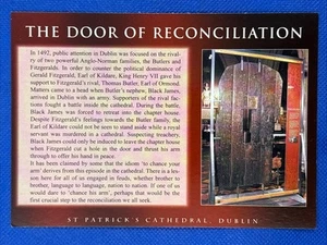 Vintage Postcard St Patrick's Cathedral Dublin Ireland John Hinde - Picture 1 of 2