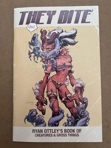 Ryan Ottley Sie beißen 2014 Skizzenbuch Kreaturen & grobe Dinge signiert von Ottley - Bild 1 von 5