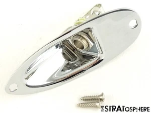 Fender American Performer Timber Stratocaster Strat OUTPUT JACK +Plate, Chrome - Picture 1 of 1