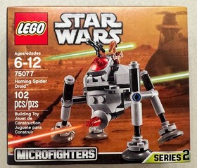 Lego # 75077 Homing Spider Droid (2015) (102 pcs) (Figure: Battle Droid) Sealed