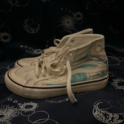 VANS Multi-colored Vintage High Top Sneakers Unisex Size 6.5 - Image 1 of 4