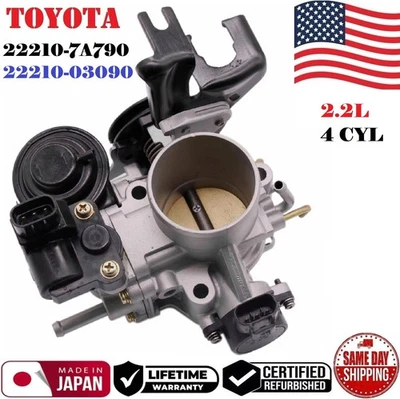 ✅GENUINE Throttle Body TPS For 1999-01 TOYOTA Camry Solara 2.2L I4 # 22210-7A790 Foto 1 de 3