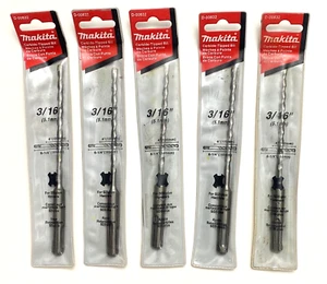 Makita D-00832 SDS PLUS 3/16"" x 4"" × 6-1/4"" hartmetallspitze bit 5er-pack - Bild 1 von 6