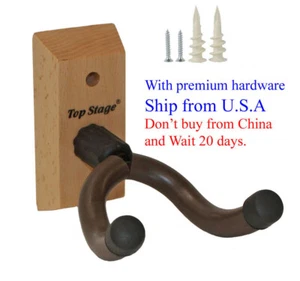 TopStage Guitar Bass Mandolin Hanger Hook Holder Wall Display JX18 - Picture 1 of 6