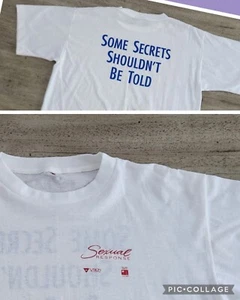 Vintage 90s Sexual Response Erotic Thriller Movie Promo T-shirt XL Single Stitch - Picture 1 of 9