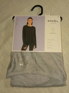 Woman's Wander by Hottotties The Tie Back Tunic, Gray, X Large w/ ThumbHoles New - Picture 1 of 3