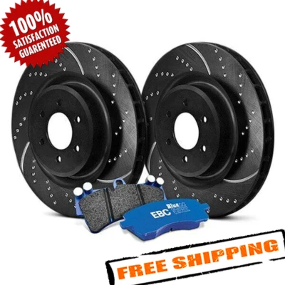 Kit de frenos ranurados y con hoyuelos día pista etapa 6 EBC para Porsche Cayenne 10-17 Foto 1 de 4