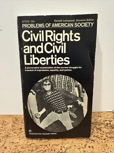 Civil Rights and Civil Liberties by Gerald Leinwand First 1st Edition VG PB 1968 - Picture 1 of 10