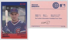 1989 Star Wytheville Cubs Ronald Brown #3