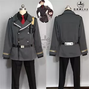 86-Eighty Six Shinel Nozen Cosplay Clothes Jacket Shirt Belt Gloves Halloween - Picture 1 of 13