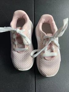 Kids girls size 6.5 pink Adidas shoes sneakers 6 1/2k 6.5k 6.5 K - Picture 1 of 6