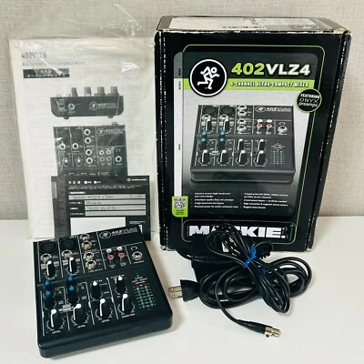 Mackie 402VLZ4 4-Channel Compact Mixer w/ Onyx Mic Preamps - Image 1 of 4