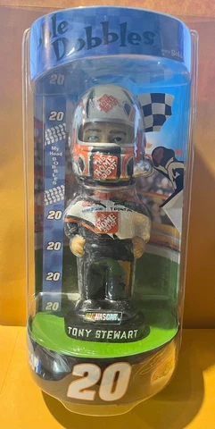 Bobble Dobbles NASCAR Tony Stewart Home Depot Bobblehead in Original Package Cover