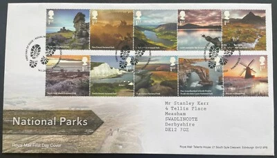 QEII 2021 National Parks FDC Tallents House Cancel - Image 1 of 2