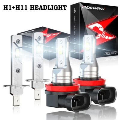 Combo bombillas LED de haz alto/bajo para Kia Forte 2012-2013 2014 2015 2016 Foto 1 de 4