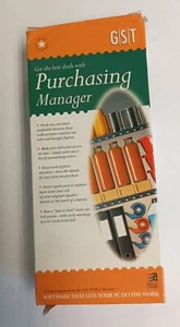 Rare GST Purchasing Manager v 1.0 In Original Box over 30 Years old with Floppy - Zdjęcie 1 z 6