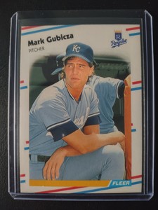 Mark Gubicza - Kansas City Royals - 1988 Fleer #259
