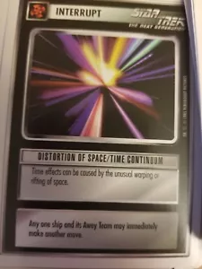 Star Trek CCG 1E Premiere WB Unlimited Distortion of Space/Time Continuum NM-MT - Picture 1 of 1