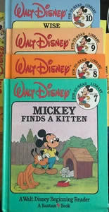 Walt Disney Bantam Books Fun To Read Vol 7-10 Jan1986 Set of 4 Preowned - Picture 1 of 8