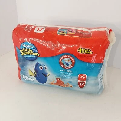 Huggies Little Swimmers Disposable Swimpants - Size Large for 32+lbs. Pack of 17 - Image 1 of 4