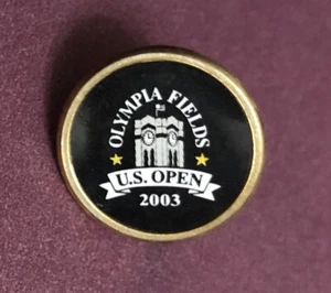 2003 US Open Logo Golfball Marker Olympia Fields; Jim Furyk Winner - Bild 1 von 3