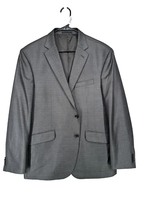 Kenneth Cole Reaction Traje Chaqueta Para Hombre Talla 48R Pistola Metal Calce Ajustado Listo Flexible Foto 1 de 4